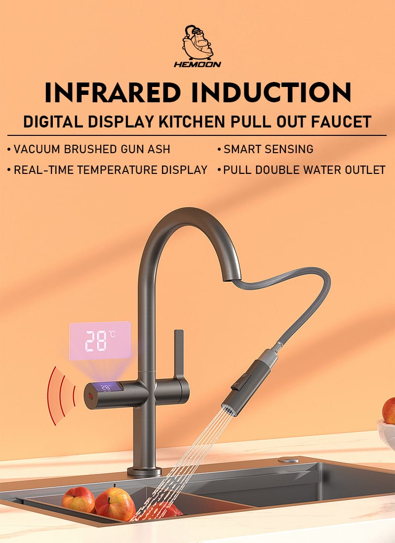 Faucet Sensor Inframerah Pengadun Dapur Pintar (1)